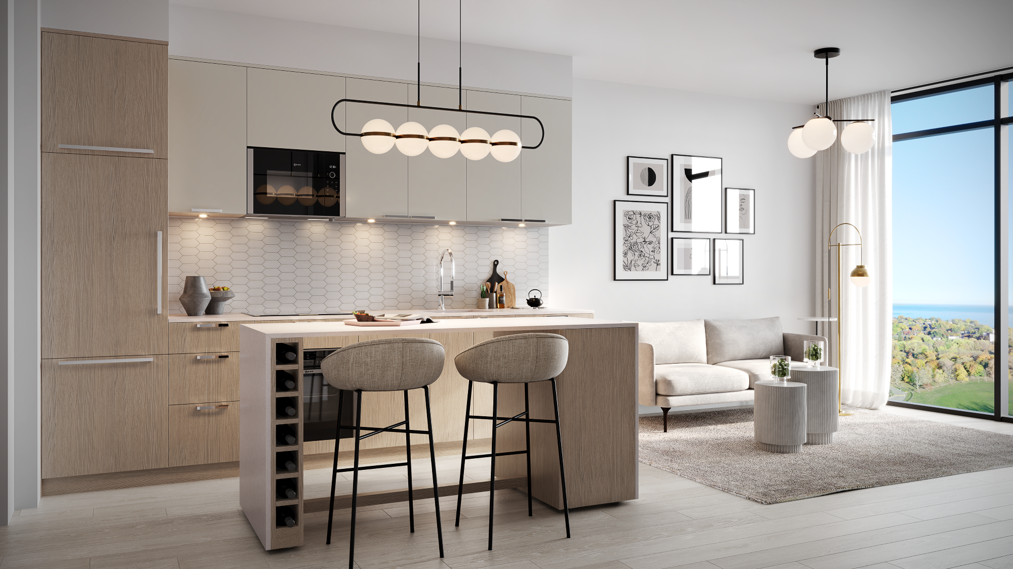 Exhale Condos luxury suite interior